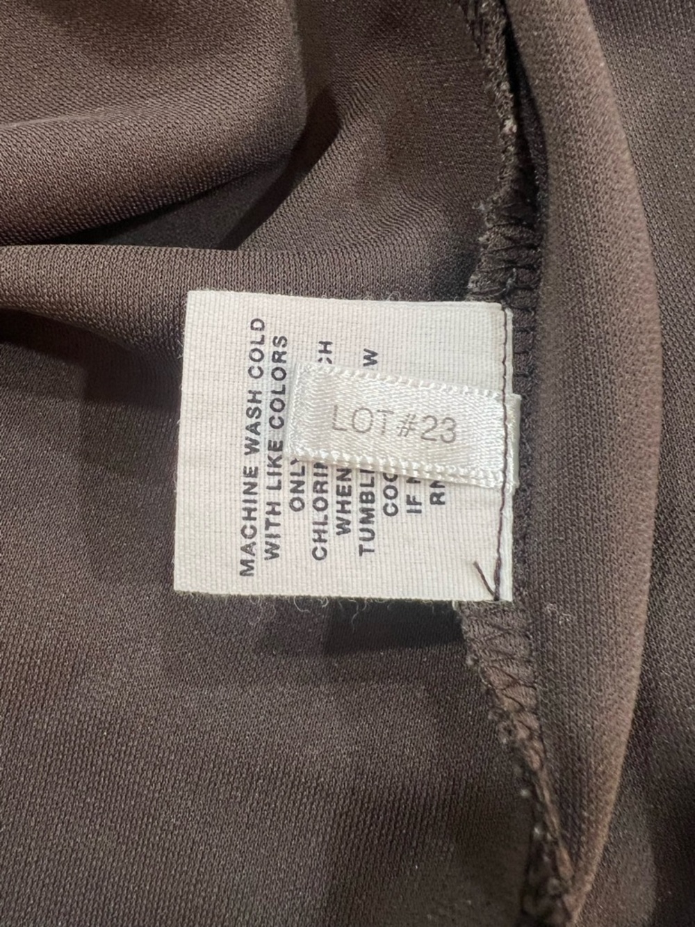 Express Brown Nude‎ Asymmetrical Dress Boat Neck Office Career size 10 - Picture 6 of 6
